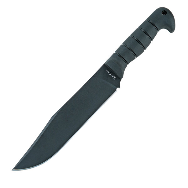 KA-BAR 1277 Heavy Bowies, Black Kraton G Handle Knife