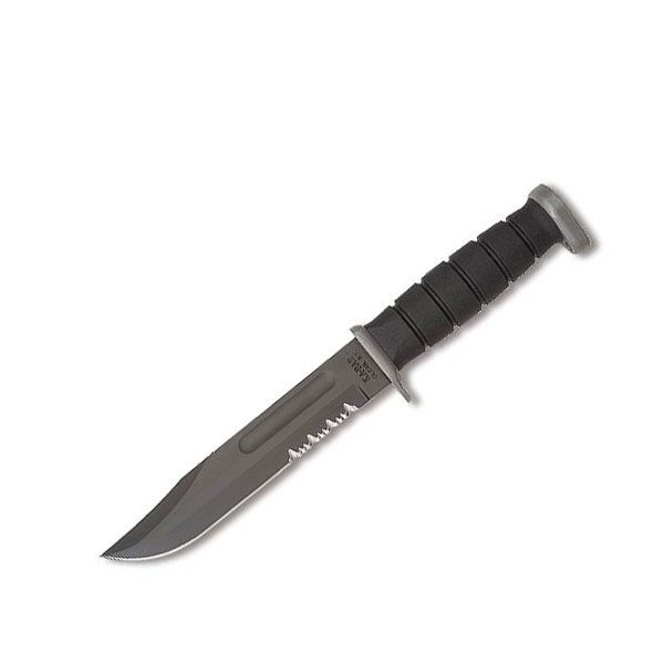 KA-BAR 1281 D2 Fighting Knife Black, Eagle Sheath