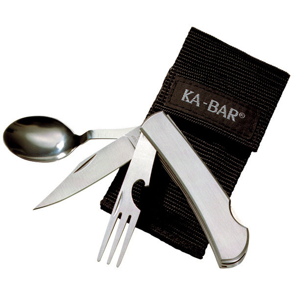 KA-BAR 1300 Hobo Fork, Knife, Spoon Diner Set