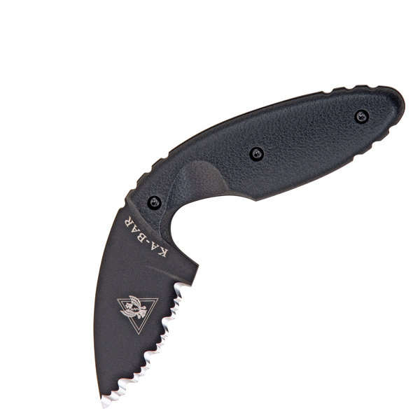 KA-BAR 1481 TDI Knife, Zytel Handle, Serrated