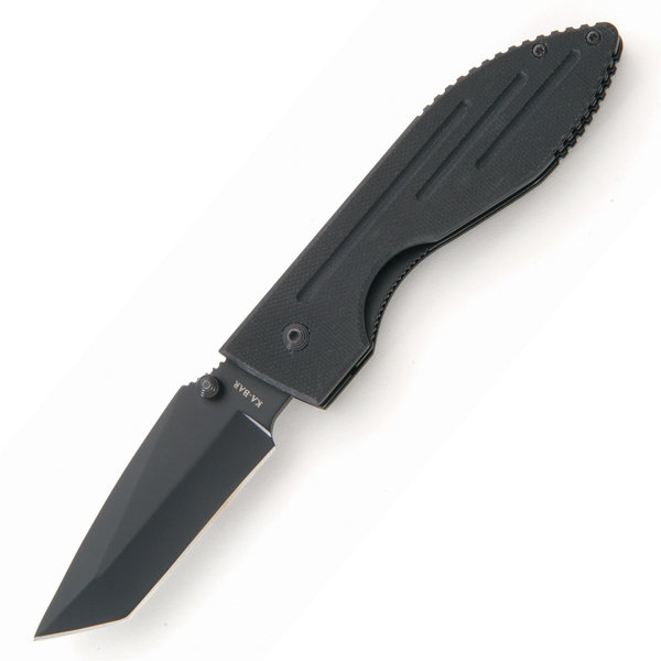 KA-BAR 3074 Warthog Folder Knife, Black G-10 Handle
