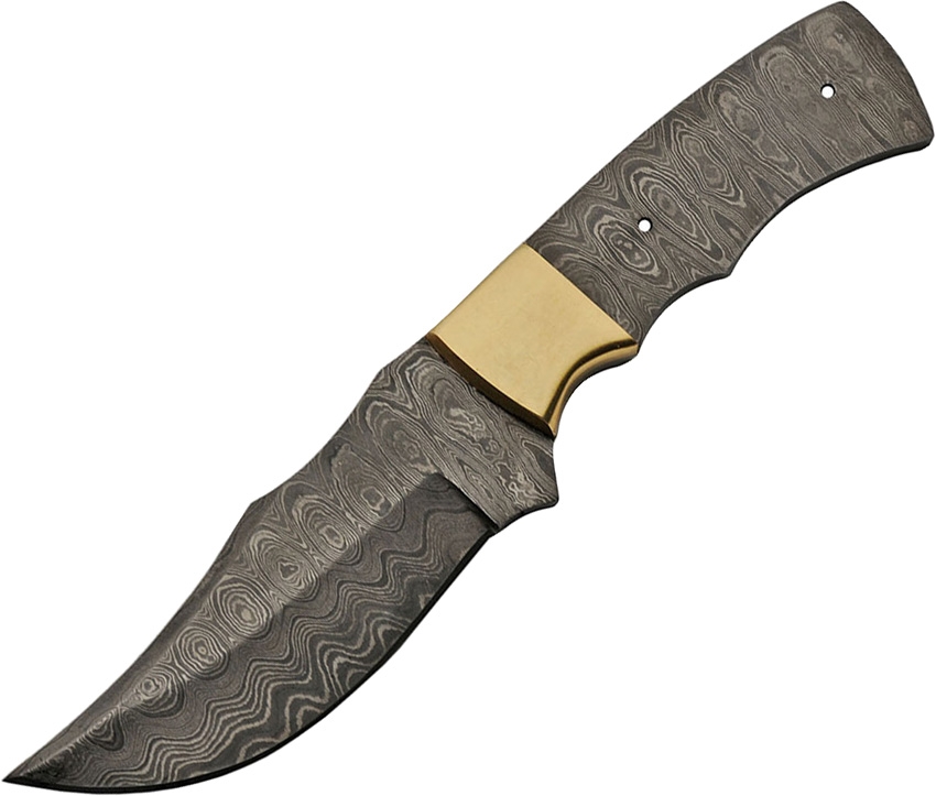 Knifemaking BLDM2742 Clip Point Blade Damascus Knife