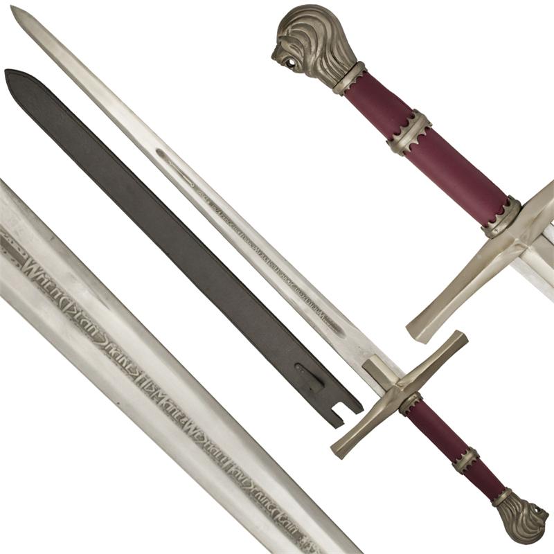 Lion Head Medieval Sword