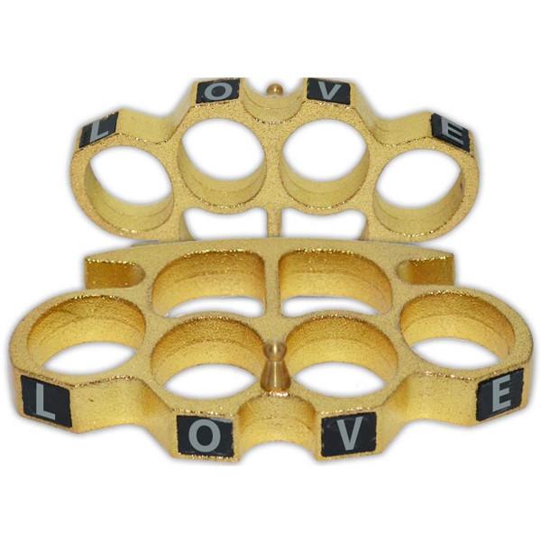 Love Knuckles, Large, Gold