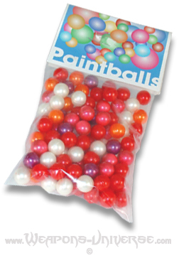 Paintballs, .40 Caliber, 100 Pack