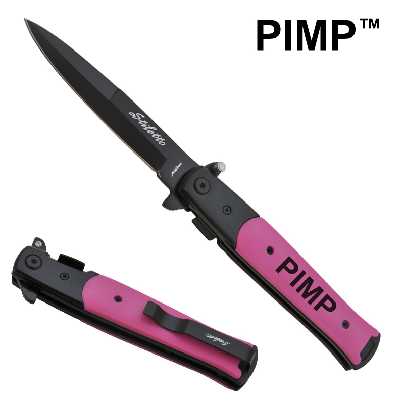 PIMP Spring Assisted Stiletto Style Knife