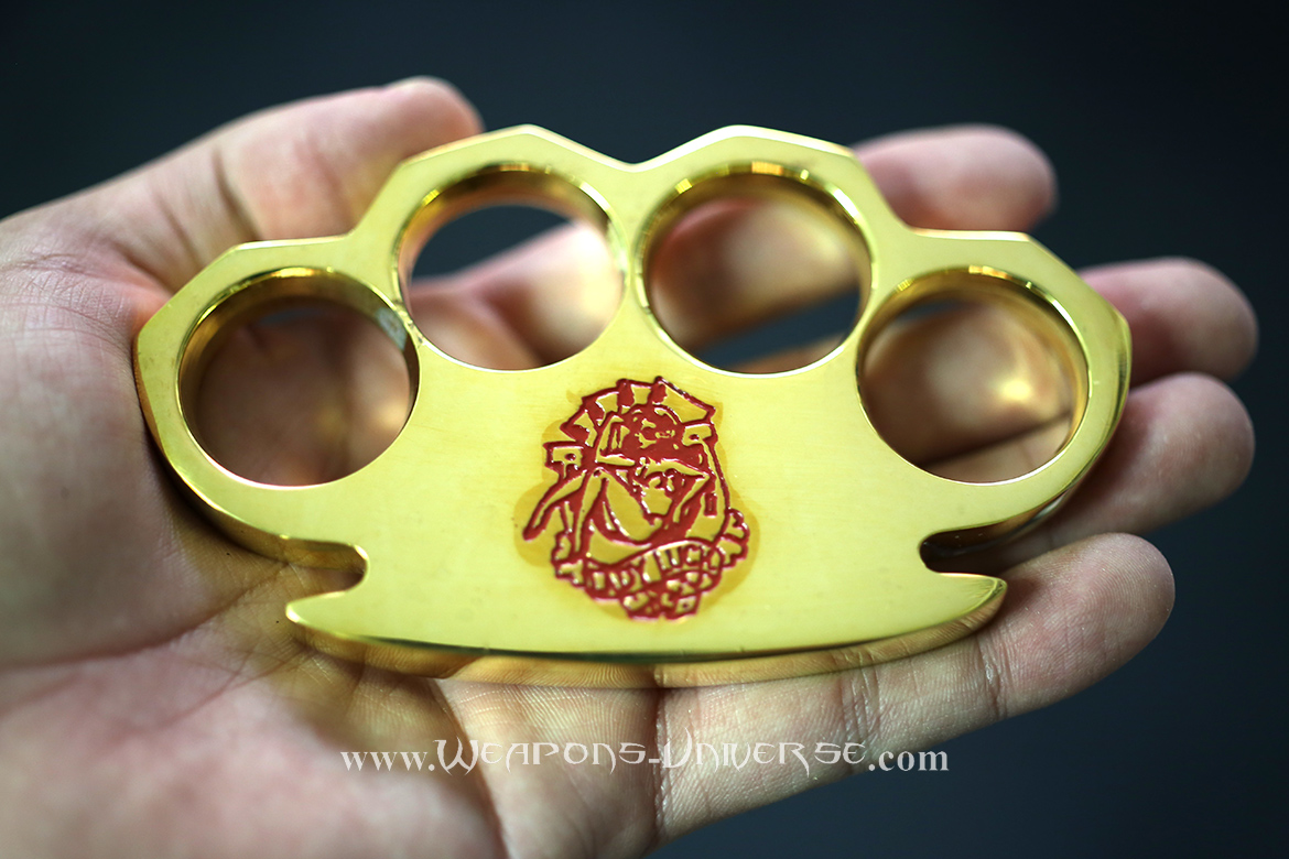 Real Brass Knuckles, Heavy Duty, Lady Luck, Red