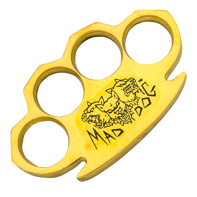 Real Brass Knuckles, Heavy Duty, Mad Dog, Black
