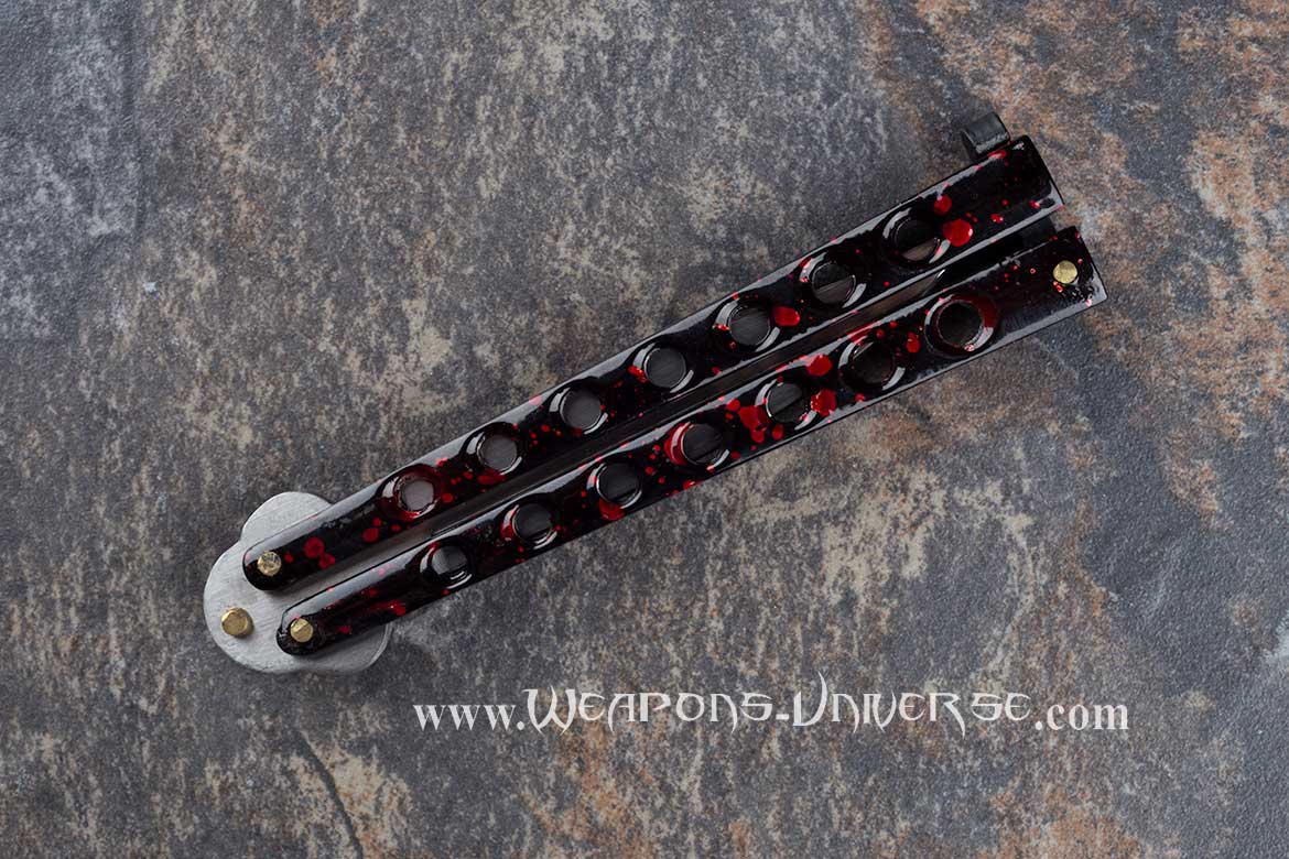 Red Balisong Butterfly Knife