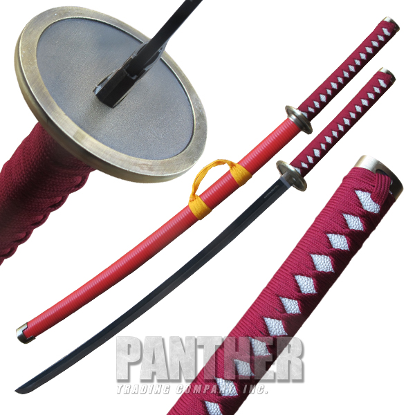 Red Jacket Katana Samurai Sword
