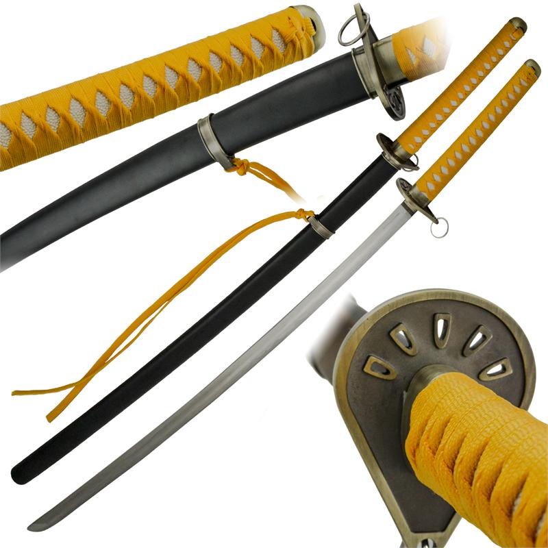 Replica Yellow Katana Samurai Sword