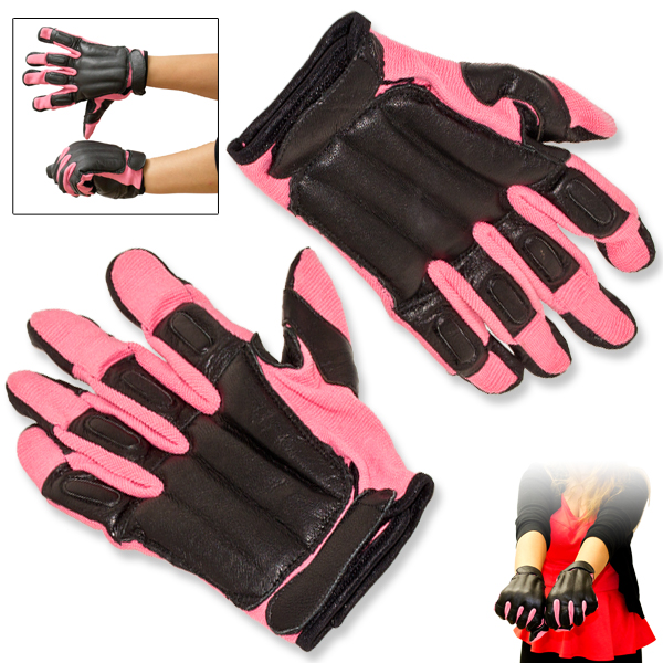 SAP Gloves, Tactical, Half Spandex, Pink, Medium