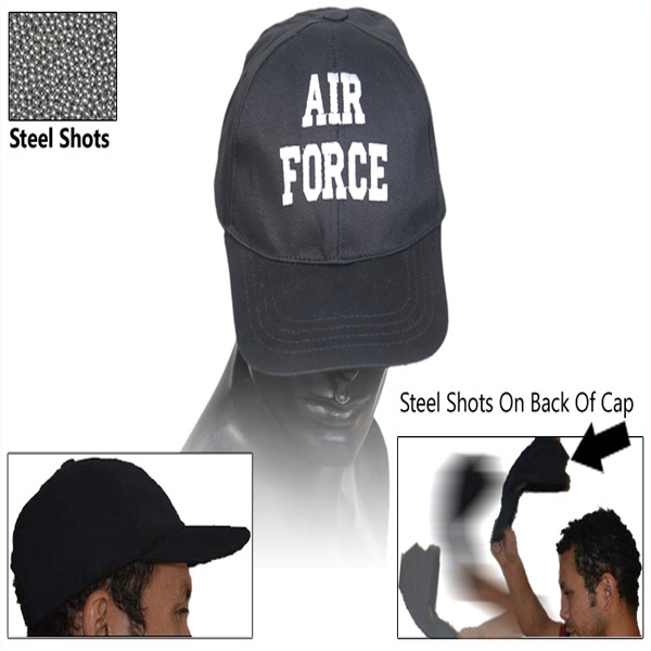Self Defense Sap Caps - Air Force SAP-CAP-BK-AF