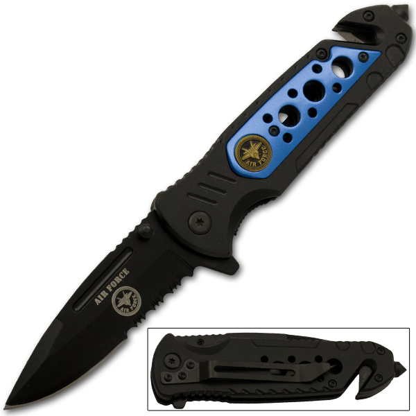 Spring Assisted Air Force Tactical Knife