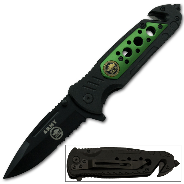 Spring Assisted Army Tactical Knife