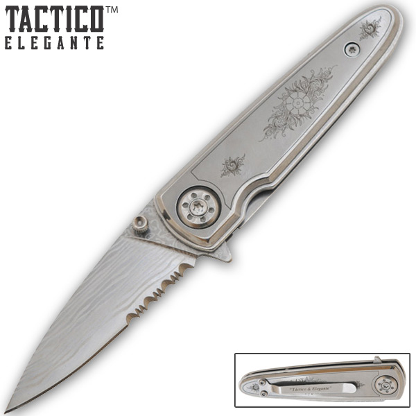 Tactico & Elegante - Spring Assisted Knife - Rose MB-092-SDT