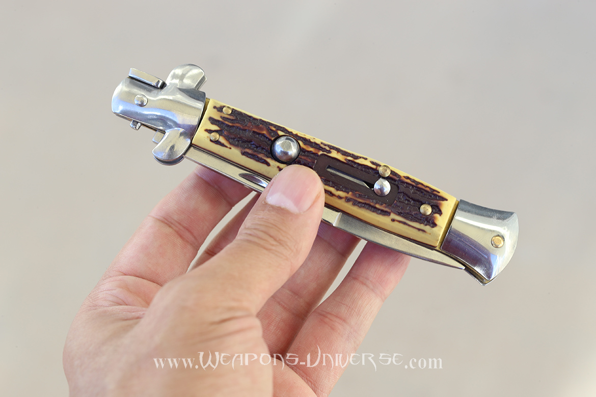 Stag Switchblade Knife Automatic