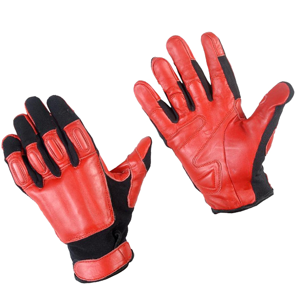 Tactical SAP Gloves, Red, Large