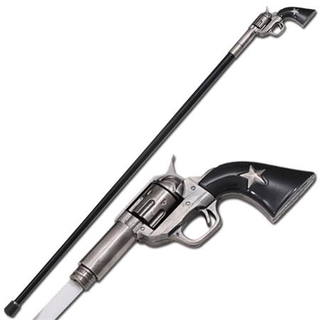 Texas Ranger Colt 45 Cane Sword