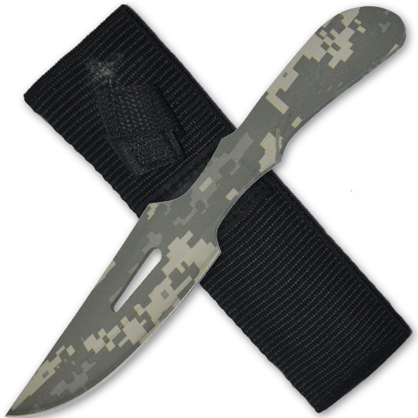 10 Inch Tiger Throwing Knife - Camo PA0194L-CM1
