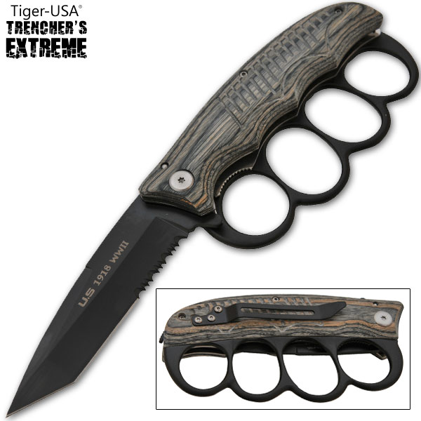 Trencher's Extreme Spring Assisted Folder Knife, BTK