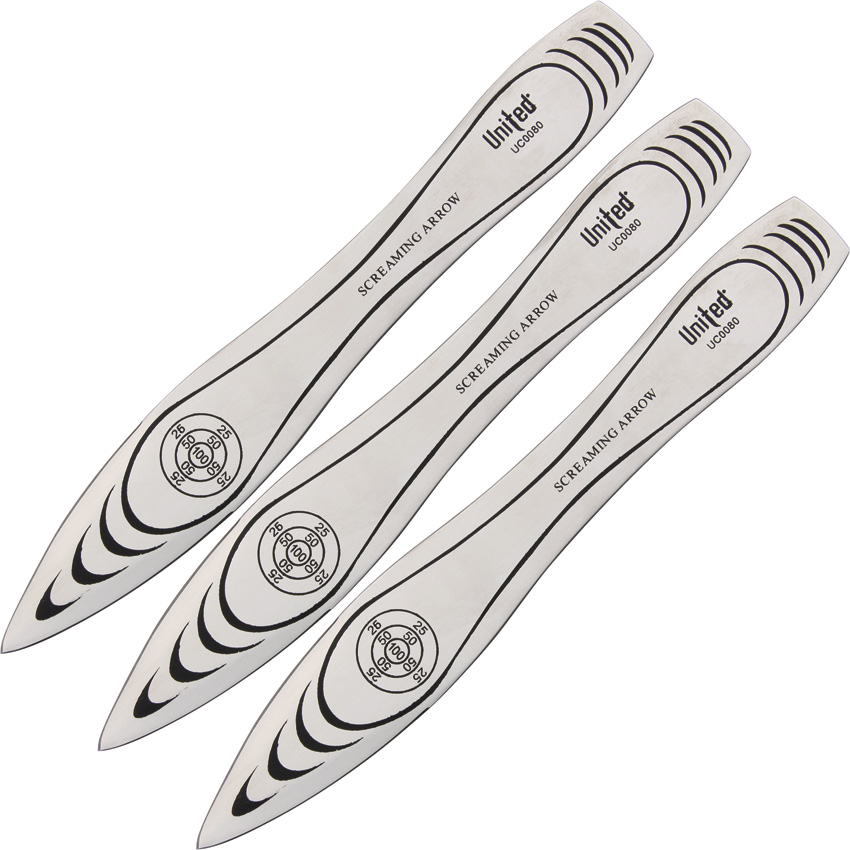 United Cutlery UC80SET Screaming Arrow Triple Set Knife
