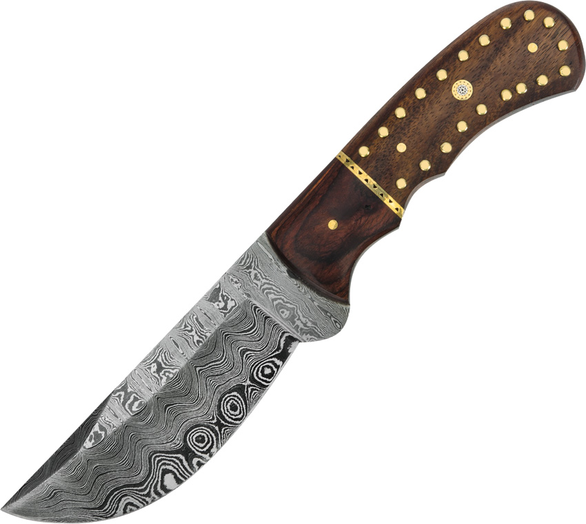 United Cutlery UC3061 Black Damascus Crusader Bowie Knife 