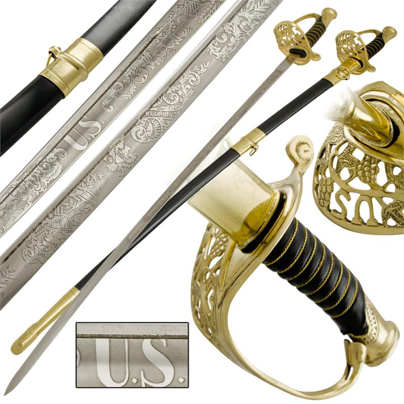 U.S. 1850 Staff & Field Officer's Sword