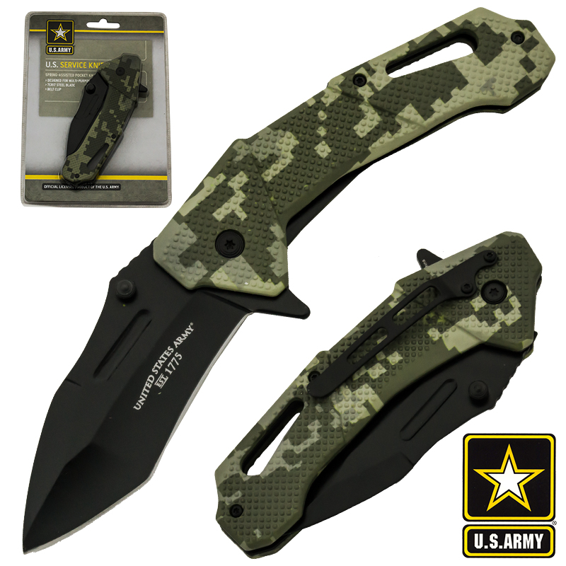 U.S. Army Official Trigger Spring Assisted Knife