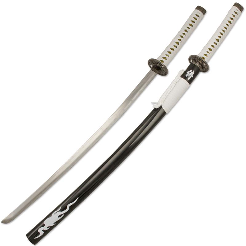 White Katana Samurai Sword