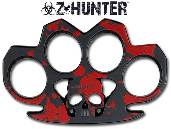Zombie Hunter Brass Knuckles, Red